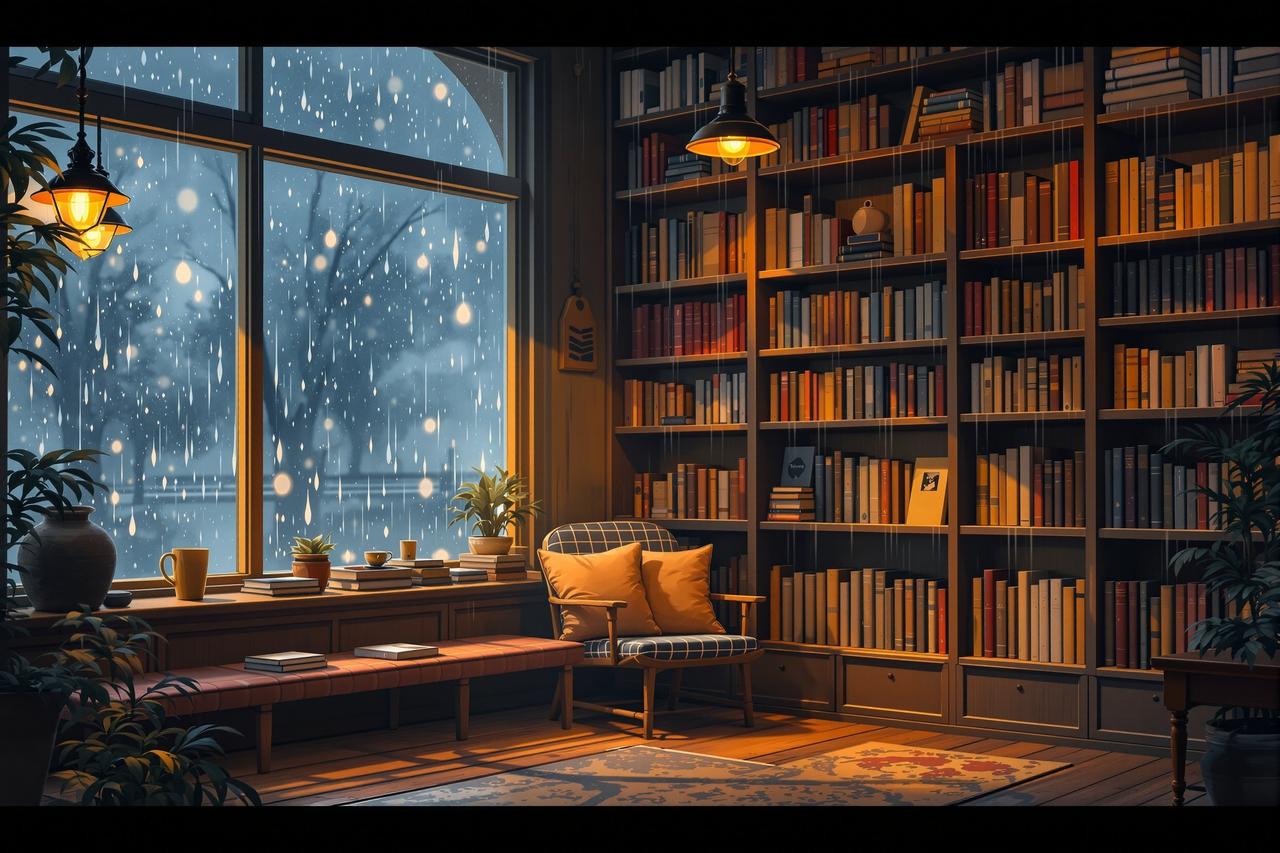 高清短剧作品 - 雨天的老书店